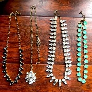 J Crew Statement Necklaces - 4 Pieces